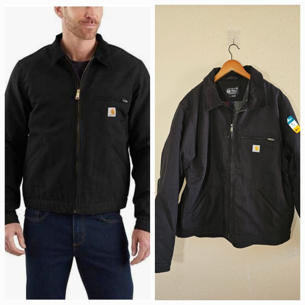 NWOT Carhartt Relaxed Fit Duck BlanketLined Detroit Jacket.